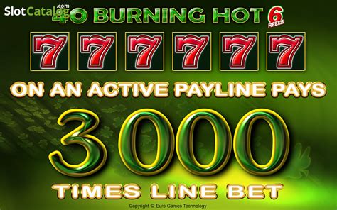 40 Burning Hot 6 Reels Pokerstars