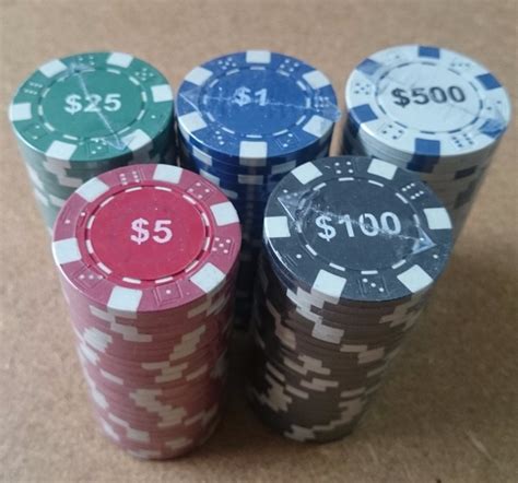 500 Ct De Fichas De Poker Caso
