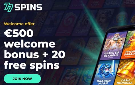 77spins Casino Codigo Promocional