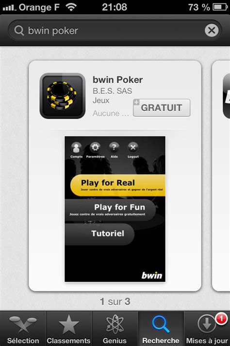 A Bwin Poker Iphone Su