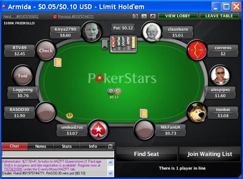 A Pokerstars 10 20