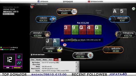 A Pokerstars 2 Centimos Hyper Turbo