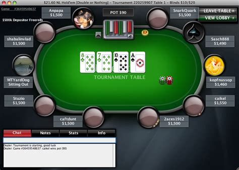 A Pokerstars Mac App