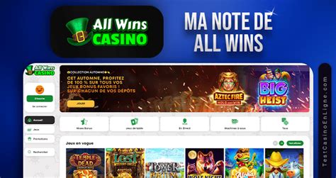 All Wins Casino Mobile