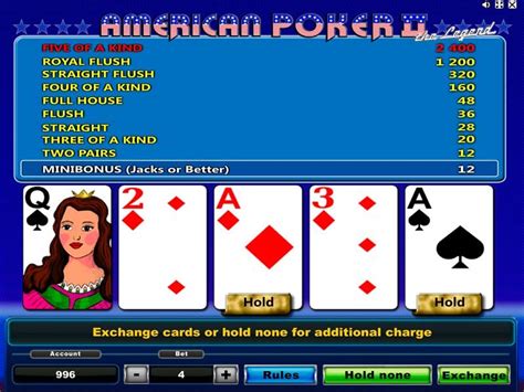 American Poker Slot Online