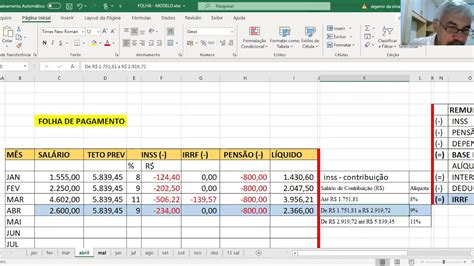 Banca Folha De Calculo Do Excel