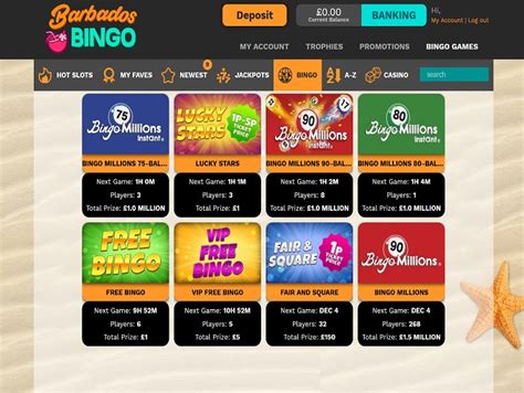 Barbados Bingo Casino Login