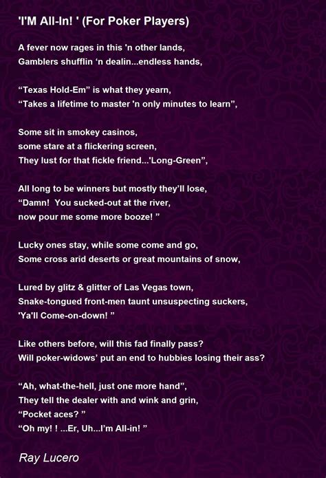 Best Poker Poema