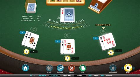 Blackjack With Perfect Pairs 888 Casino