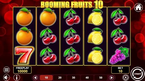 Booming Fruits 10 Betano
