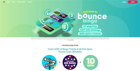 Bounce Bingo Casino Online