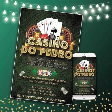 Casino Convites De Aniversario