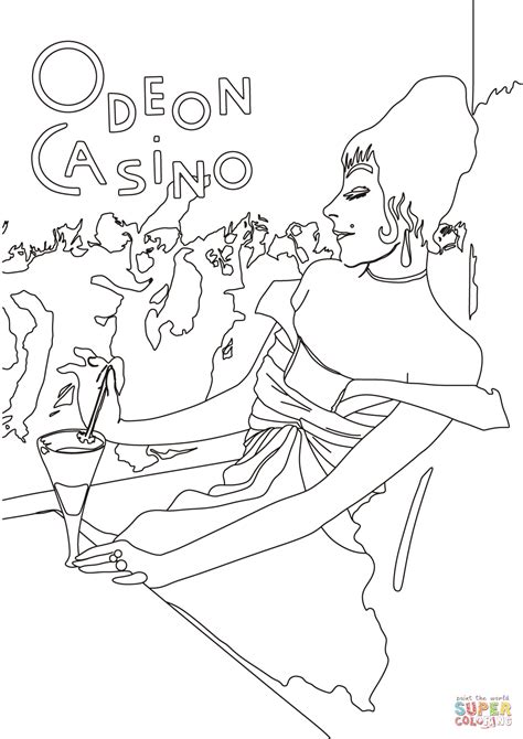 Casino Desenho Do Cartaz
