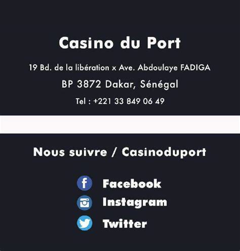 Casino Du Port Dakar Adresse