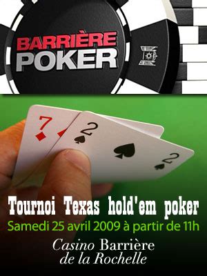 Casino La Rochelle Poker Tournoi