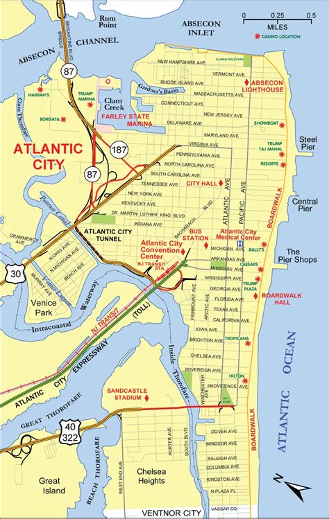 Casino Mapa De Atlantic City