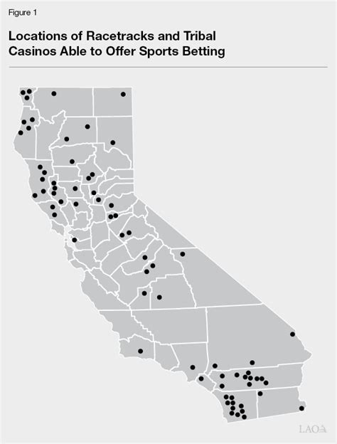 Cassinos Indigenas No Norte Da California Mapa