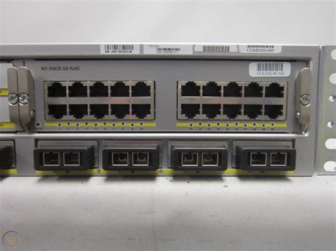 Cisco 4900m Slot De Layout