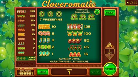 Cloveromatic 3x3 Slot Gratis