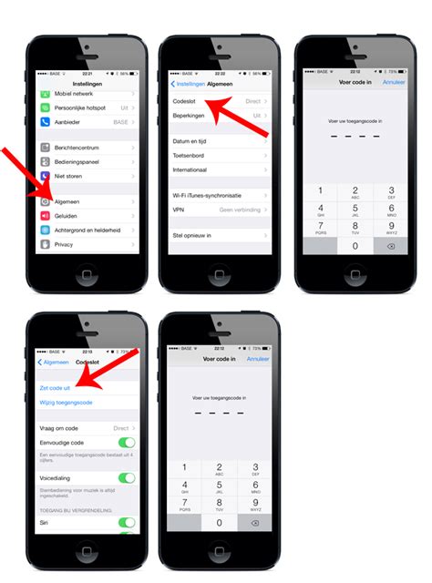Codeslot Iphone Uitschakelen