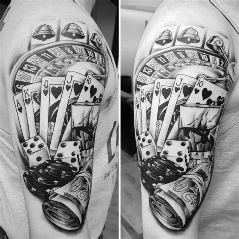 Com A Tematica Do Casino Manga Tatuagem