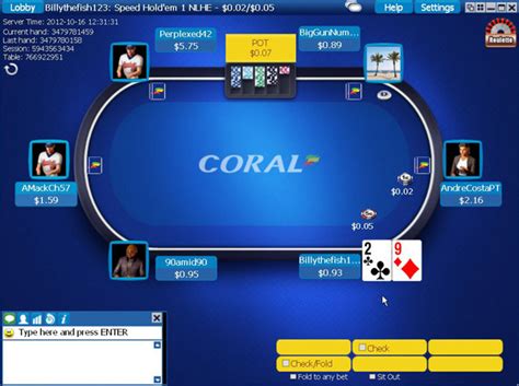 Coral Poker Rake Race