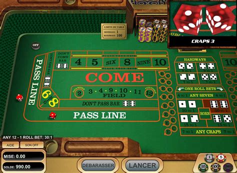 Craps Jeux Gratuit