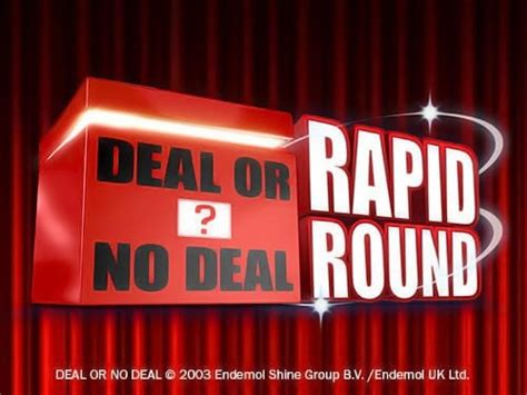 Deal Or No Deal Rapid Round Blaze