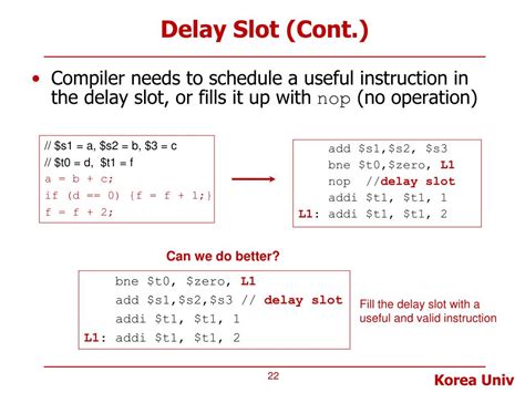 Delay Slots