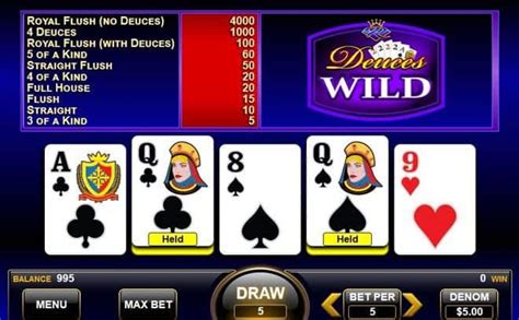 Deuces Wild Poker Online Gratis