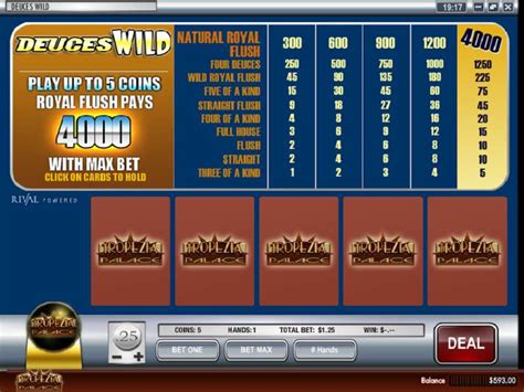 Deuces Wild Rival Slot - Play Online