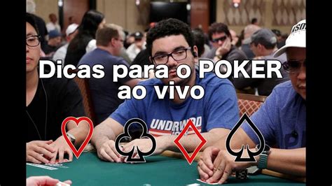 Dicas De Poker Ao Vivo Do Casino