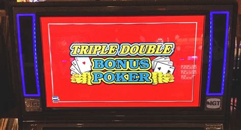 Double Double Bonus Poker Vs Triple Double Bonus Poker
