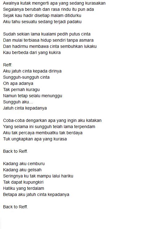 Download Lirik Roleta Aku Jatuh Cinta