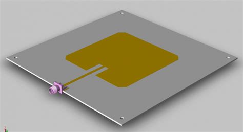 Dual Slot Juntamente Microstrip Antena De Dupla Frequencia De Operacao