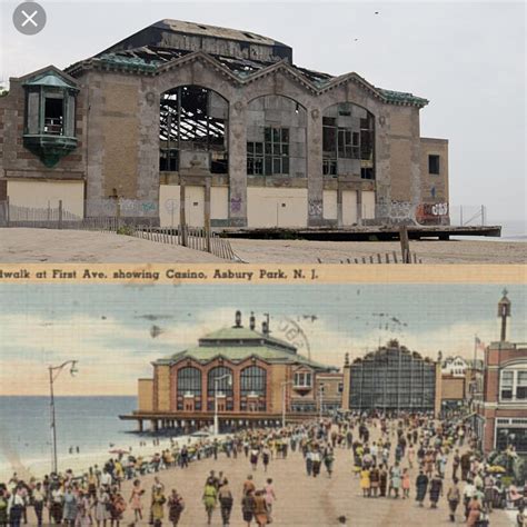 Edificio Do Casino De Asbury Park Nj