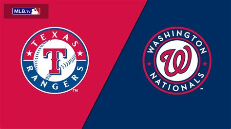 Estadisticas de jugadores de partidos de Texas Rangers vs Washington Nationals