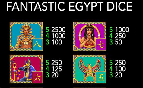 Fantastic Egypt Dice Betfair
