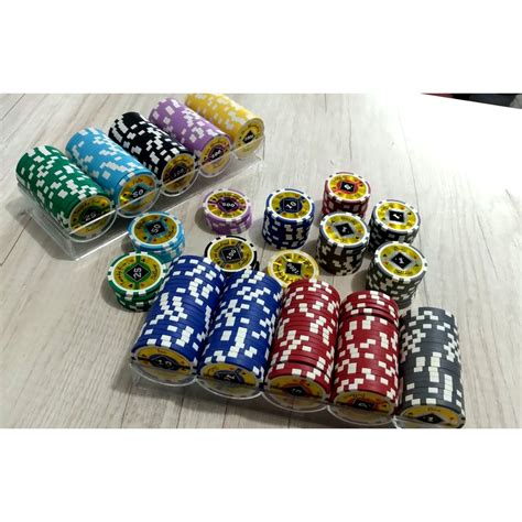 Ficha De Poker Racks Para Venda