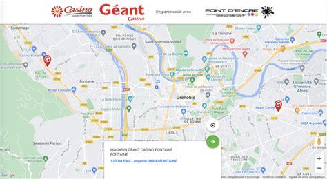 Geant Casino Fontaine Grenoble