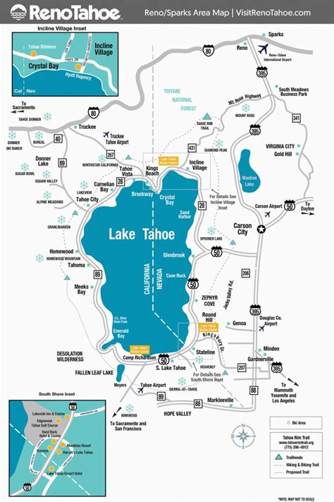 Harveys Lake Tahoe Casino Mapa
