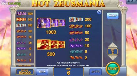 Hot Zeusmania 3x3 Bwin
