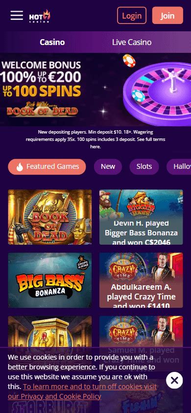 Hot7 Casino App
