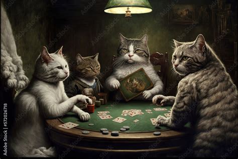 Imagen De Gatos Jugando Poker