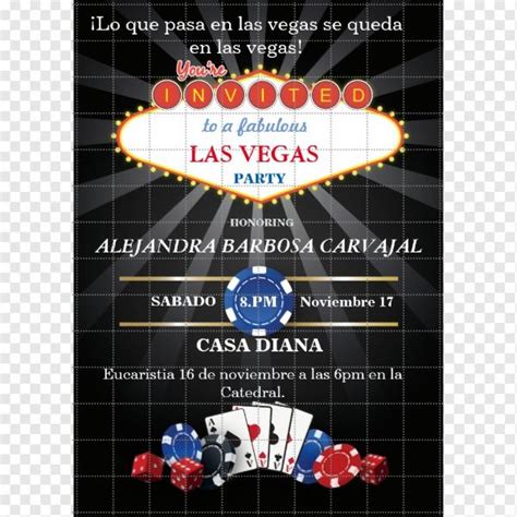 Invitaciones Para Fiesta Tipo De Casino