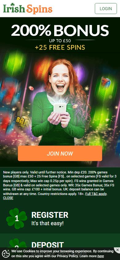 Irish Spins Casino Mobile