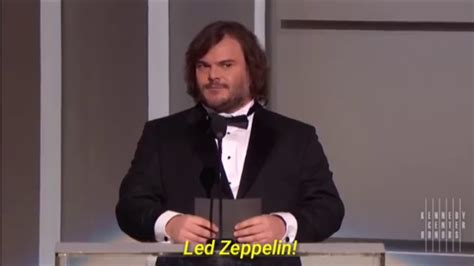 Jack Black Led Zeppelin Kennedy Center Discurso