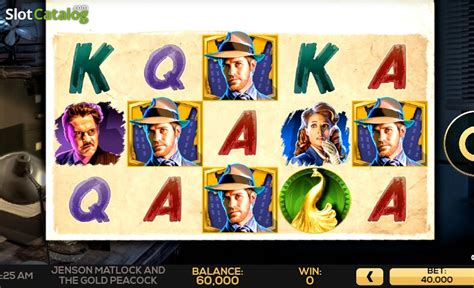 Jenson Matlock And The Gold Peacock Slot - Play Online