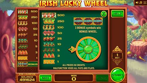 Jogar Irish Lucky Wheel Respin Com Dinheiro Real