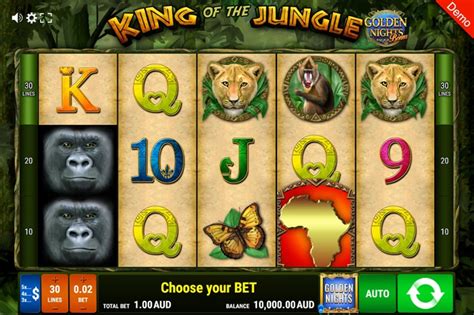 Jogar King Of The Jungle Golden Nights Bonus No Modo Demo